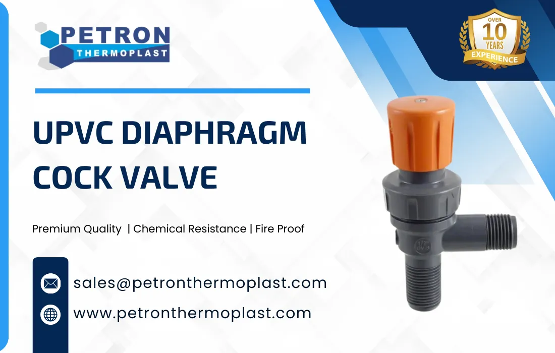 UPVC Diaphragm Cock Valve Graphics