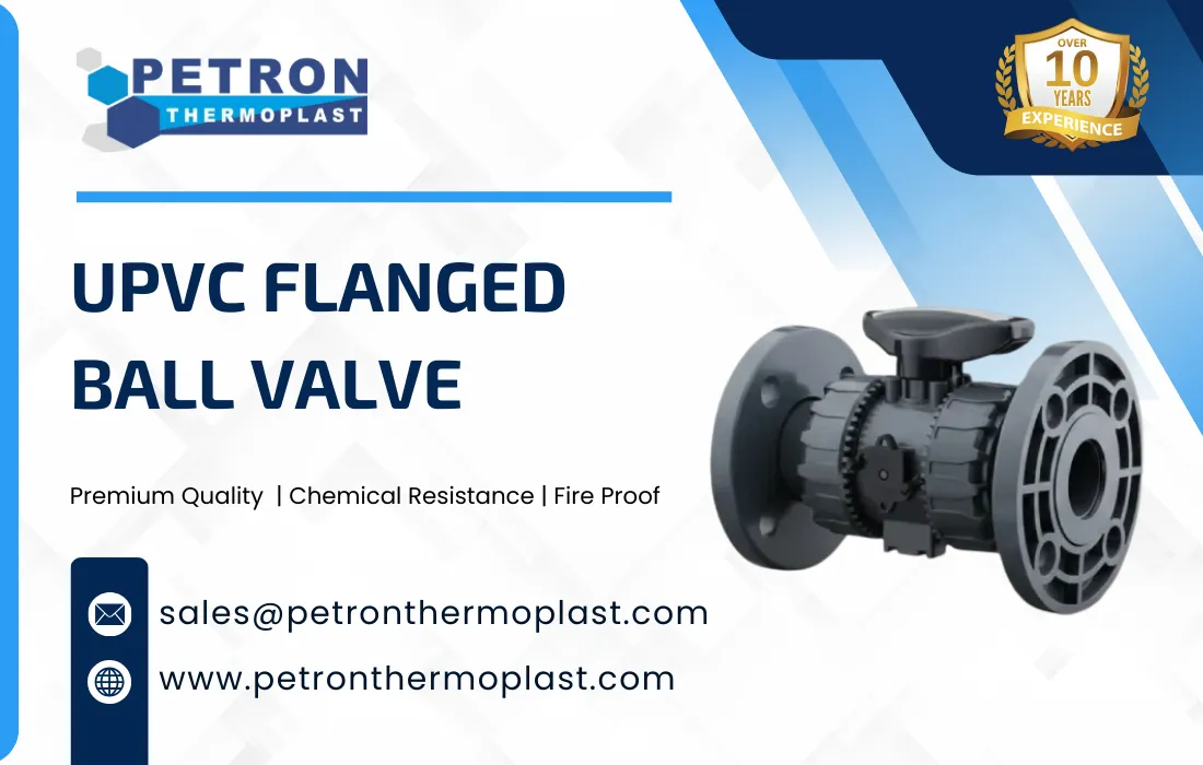 UPVC Flanged Ball Valve Graphics