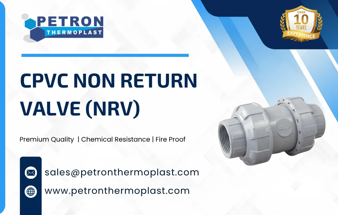 CPVC Non Return Valve (NRV) Graphics
