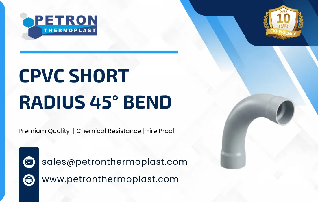 CPVC Short Radius 45° Bend Graphics