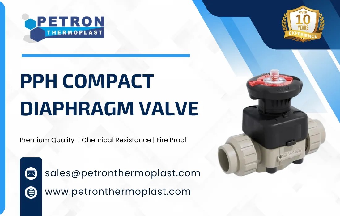 PPH Compact Diaphragm Valve Graphics