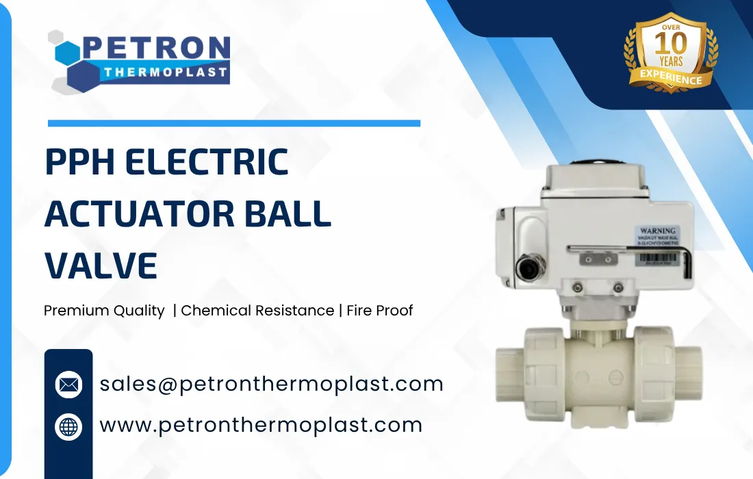 PPH Electric Actuator Ball Valve Graphics