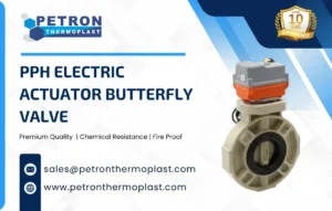 PPH Electric Actuator Butterfly Valve Graphics