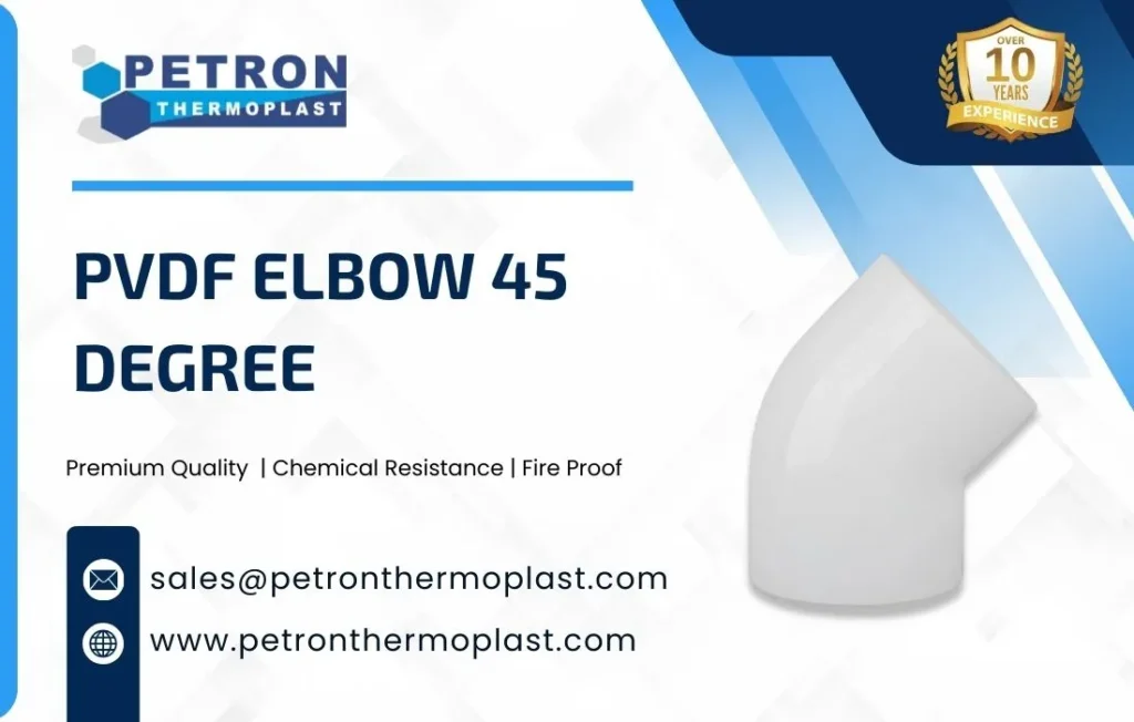 PVDF Elbow 45 Degree gRAPHICS