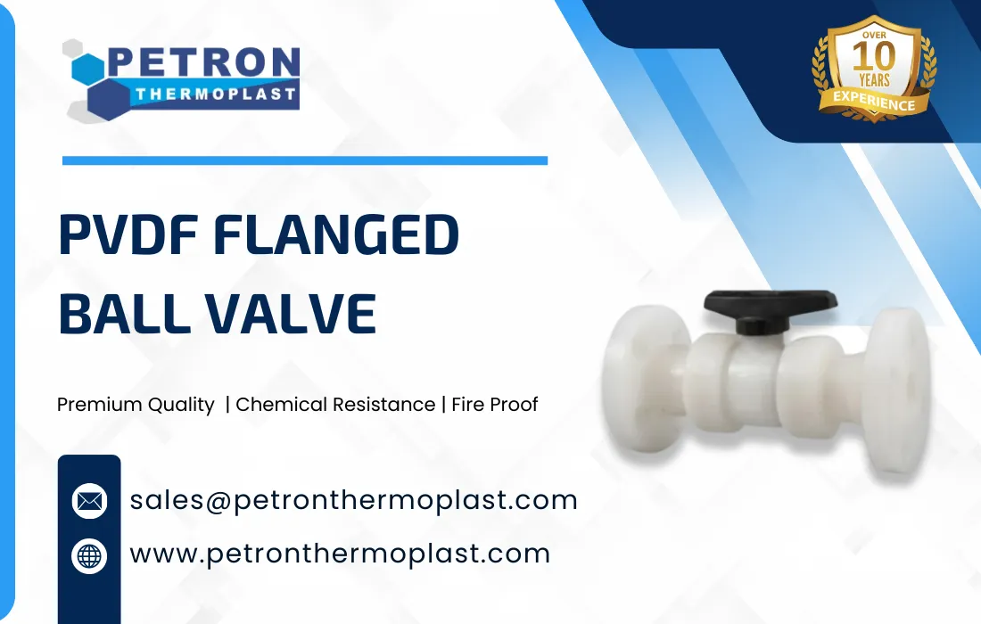 PVDF Flanged Ball Valve Graphics