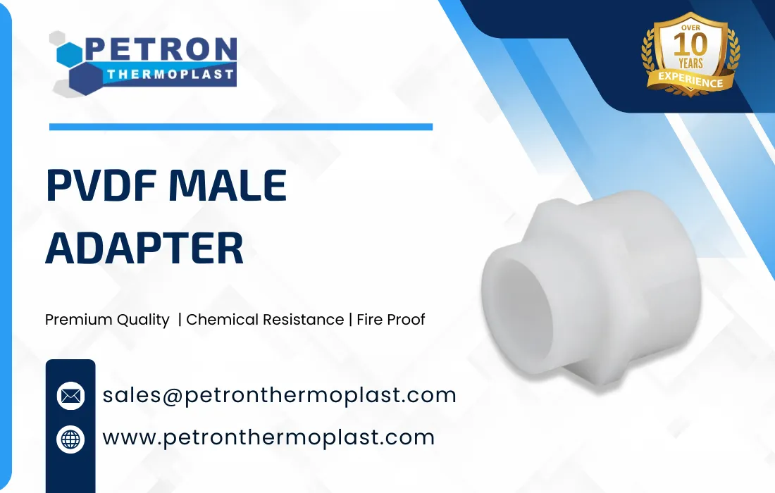 PVDF Male Adapter Graphics