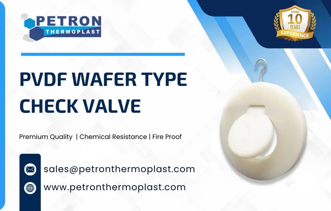 PVDF Wafer Type Check Valve Graphics