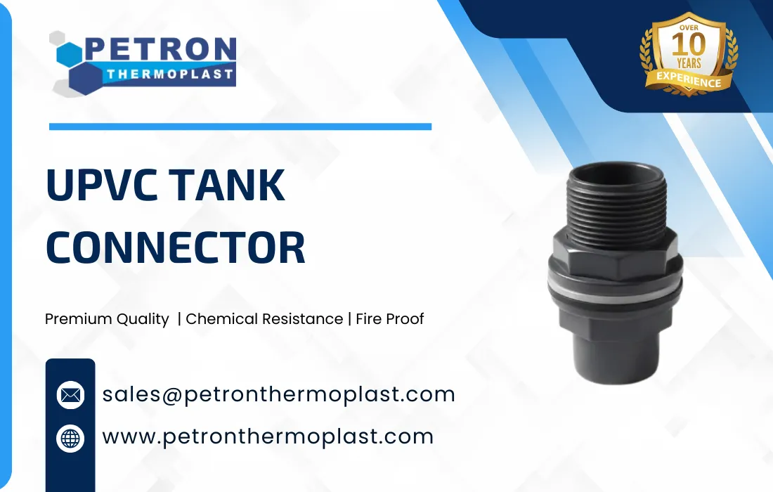 UPVC Tank Connector Elbow Graphics