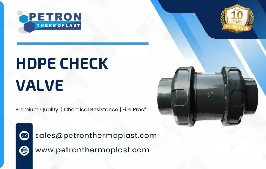 HDPE Check Valve Graphics