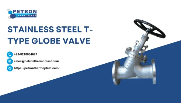 Stainless Steel T-Type Globe Valve Graphics