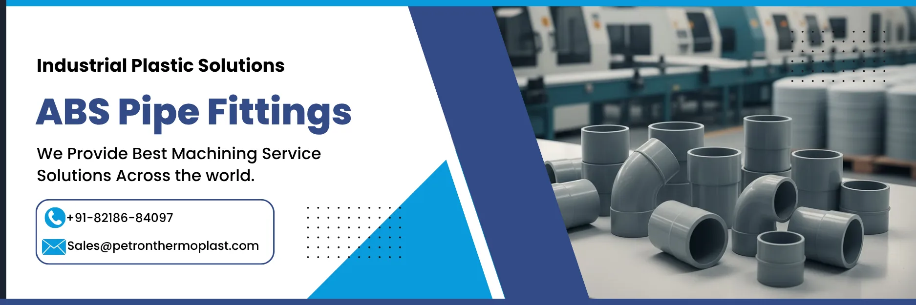 ABS PIPE Fittings Banner Image Graphics