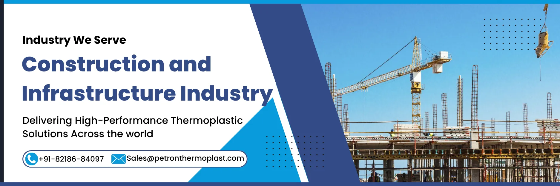 Construction and Infrastructure Industry Banner Image Graphics