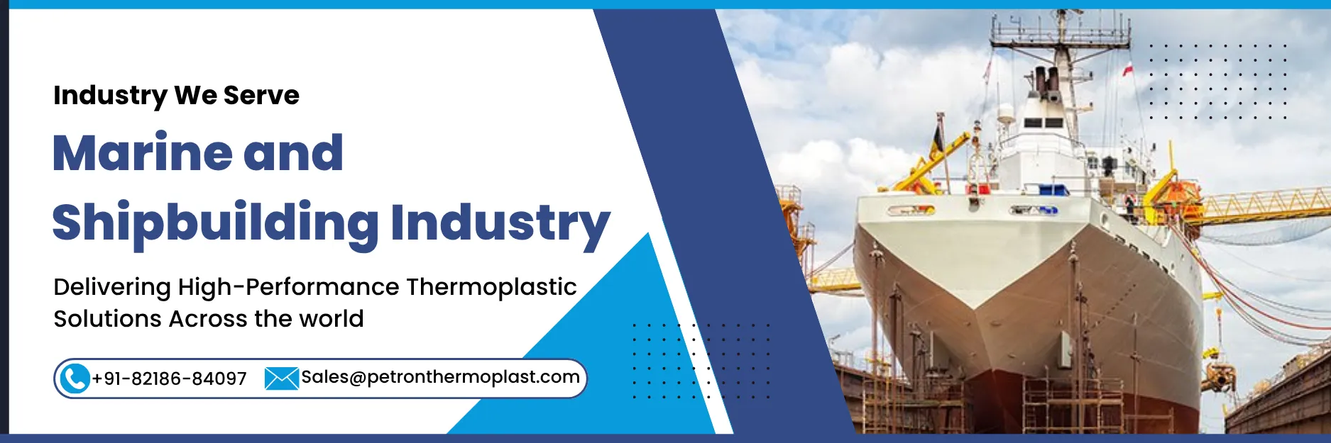 Marine and Shipbuilding Industry Banner Image Graphics