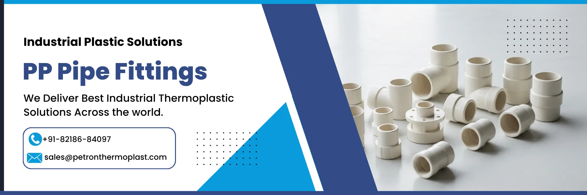 PP Pipe Fittings Banner Image Graphics