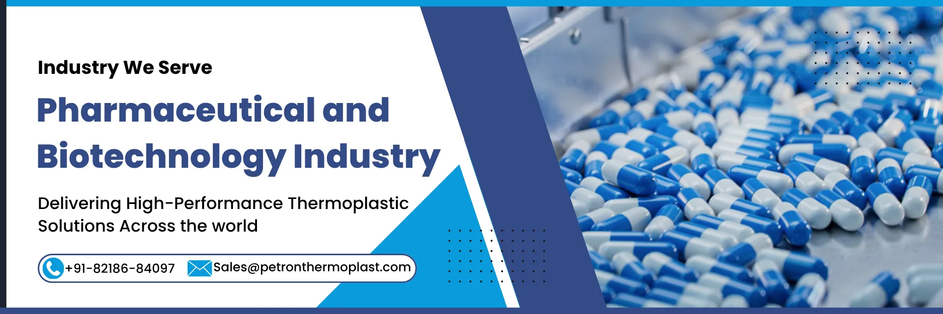 Pharmaceutical and Biotechnology Industry Banner Image Graphics