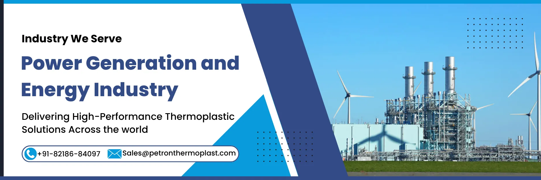 Power Generation and Energy Industry Banner Image Graphics