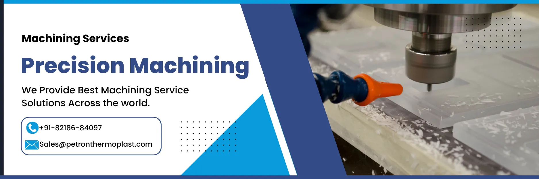 Precision Machining Banner Image Graphics