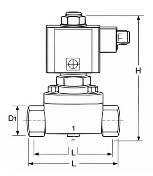 PVDF-2_2-WAY-Solenoid-Valve-Tehcnical-drawing-image