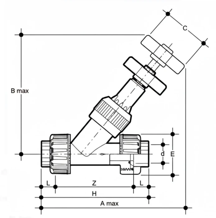 UPVC Angle Seat Valve Image (2)