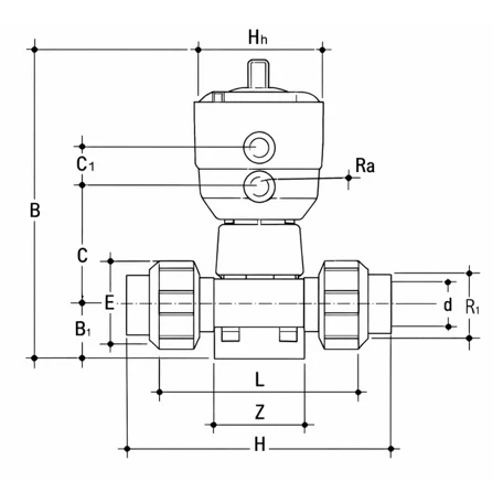 UPVC Pnematic Diaphragm chart