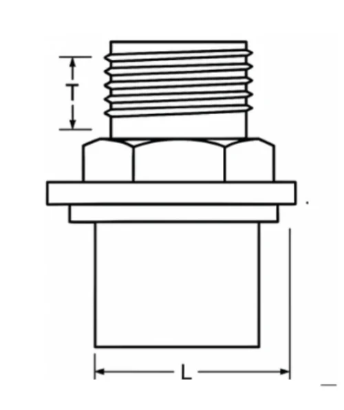 CPVC Tank Connector chart
