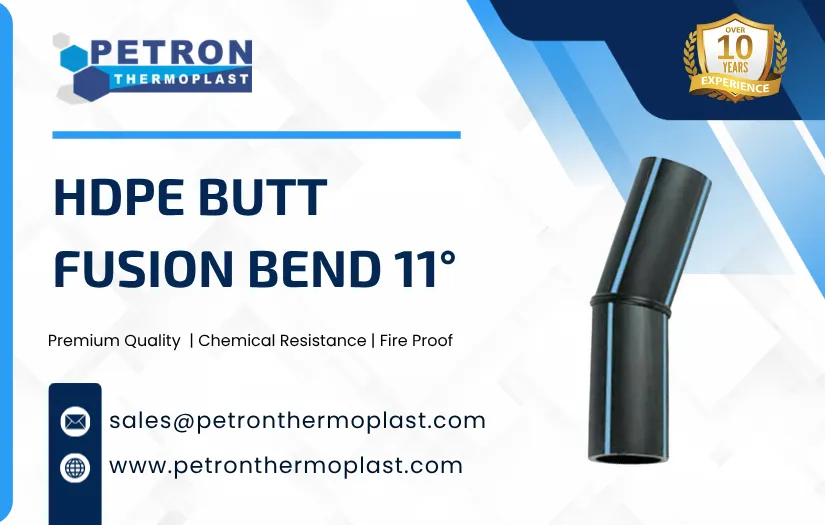 HDPE Butt Fusion Bend 11° Graphics