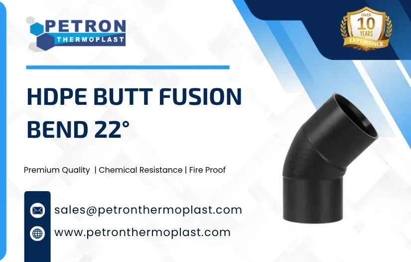 HDPE Butt Fusion Bend 22° Graphics