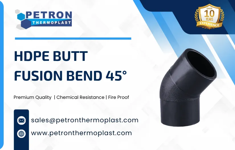 HDPE Butt Fusion Bend 45° Graphics