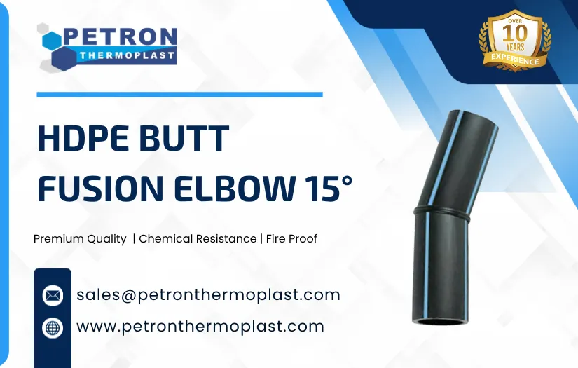HDPE Butt Fusion Elbow 15° Graphics