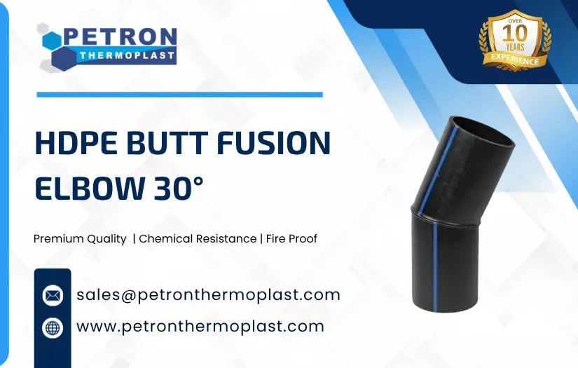 HDPE Butt Fusion Elbow 30° Graphics