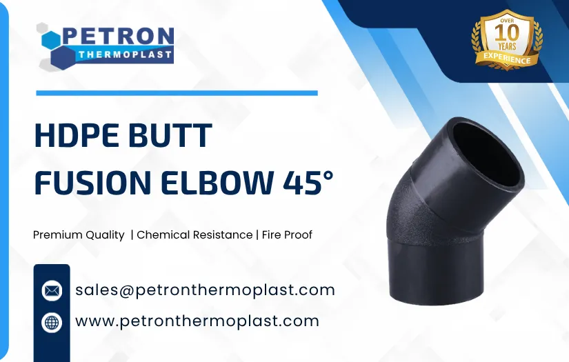 HDPE Butt Fusion Elbow 45° Graphics