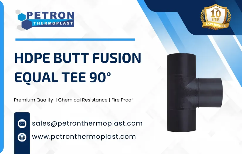 HDPE Butt Fusion Equal Tee 90° Graphics