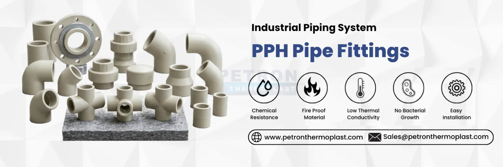 PPH Pipe Fittings Graphics