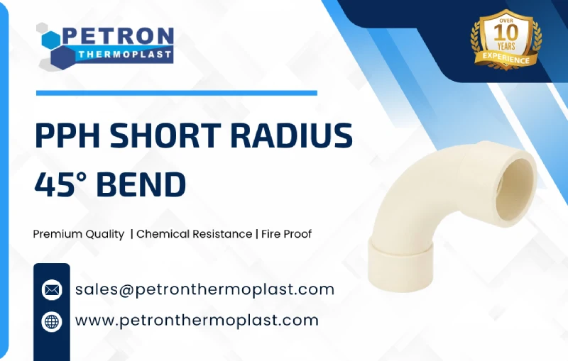 PPH Short Radius 45° Bend Graphics