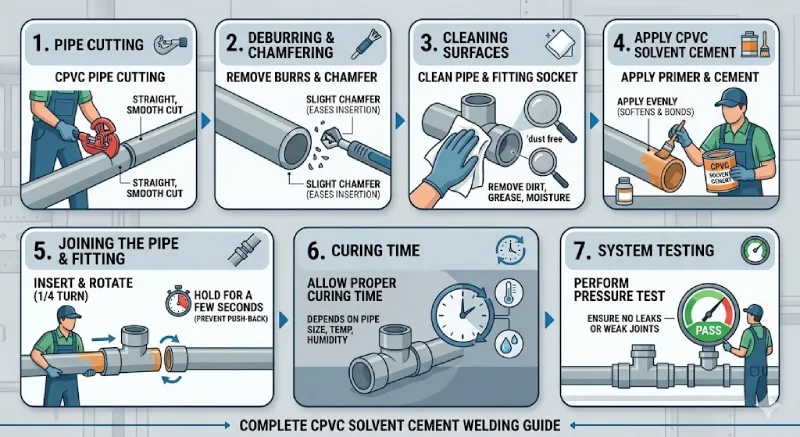 Pipe Maintainance CPVC MAterial Grapjhics