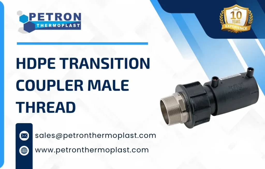 HDPE Transition Coupler Male Thread Graphics