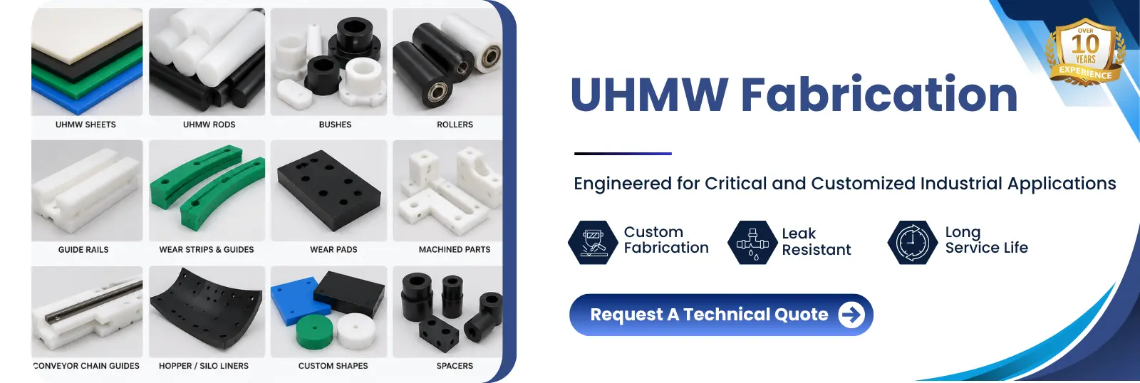 UHMW Fabrication Graphic
