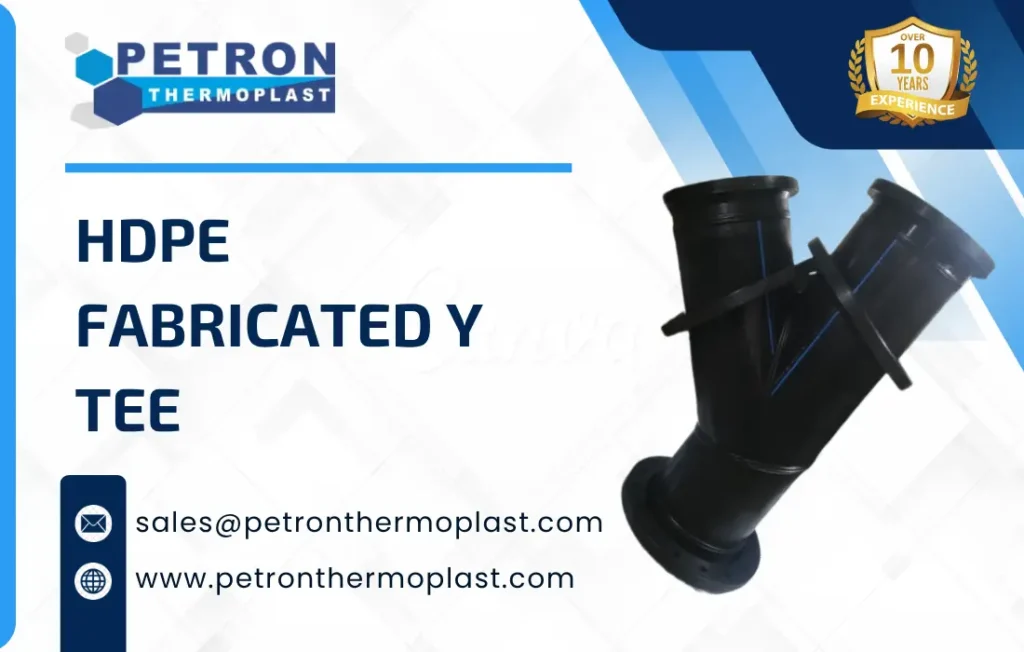 HDPE Fabricated Y Tee Graphics
