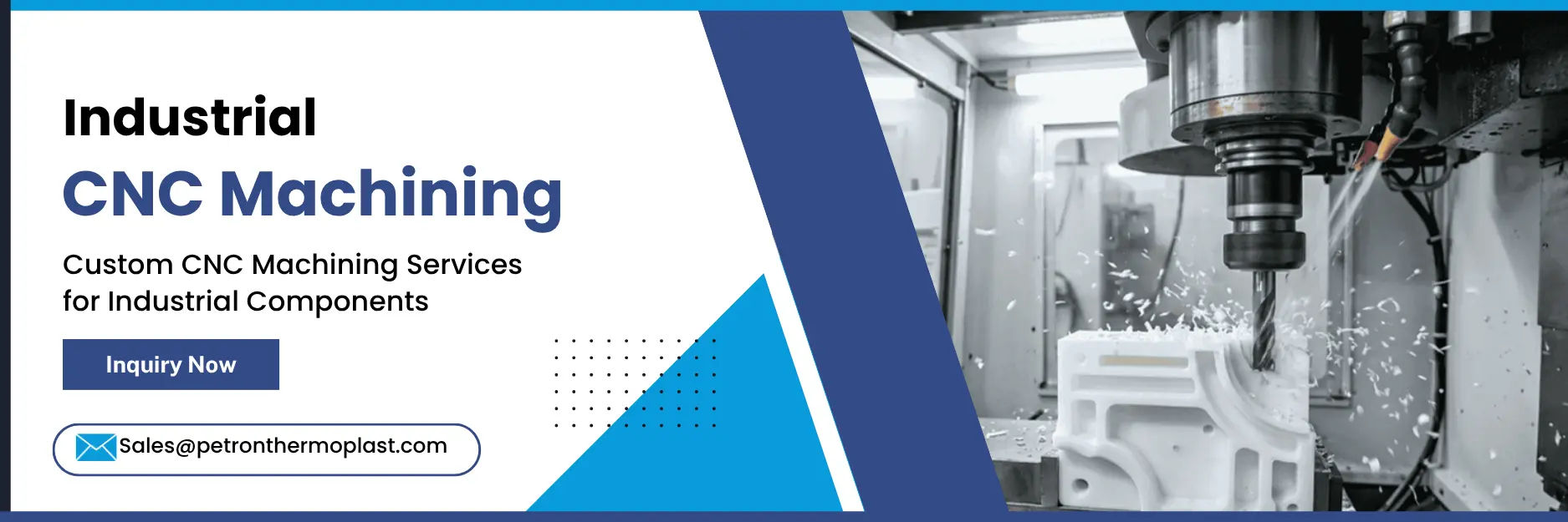 CNC Machining Banner Image Graphics